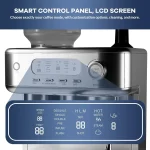 15 Bar Espresso Machine with LCD Milk Frother 3