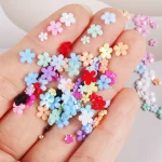 24 Grid 3D Flower Nail Charms Set 4