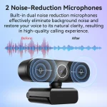 EMEET 4K Streaming Webcam with Dual Mic 4