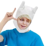 Kids Finn Bunny Ear Cosplay Hat with Backpack 3
