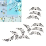 50pc Angel Wing Spacer Beads 0.9-inch Zinc Alloy 1