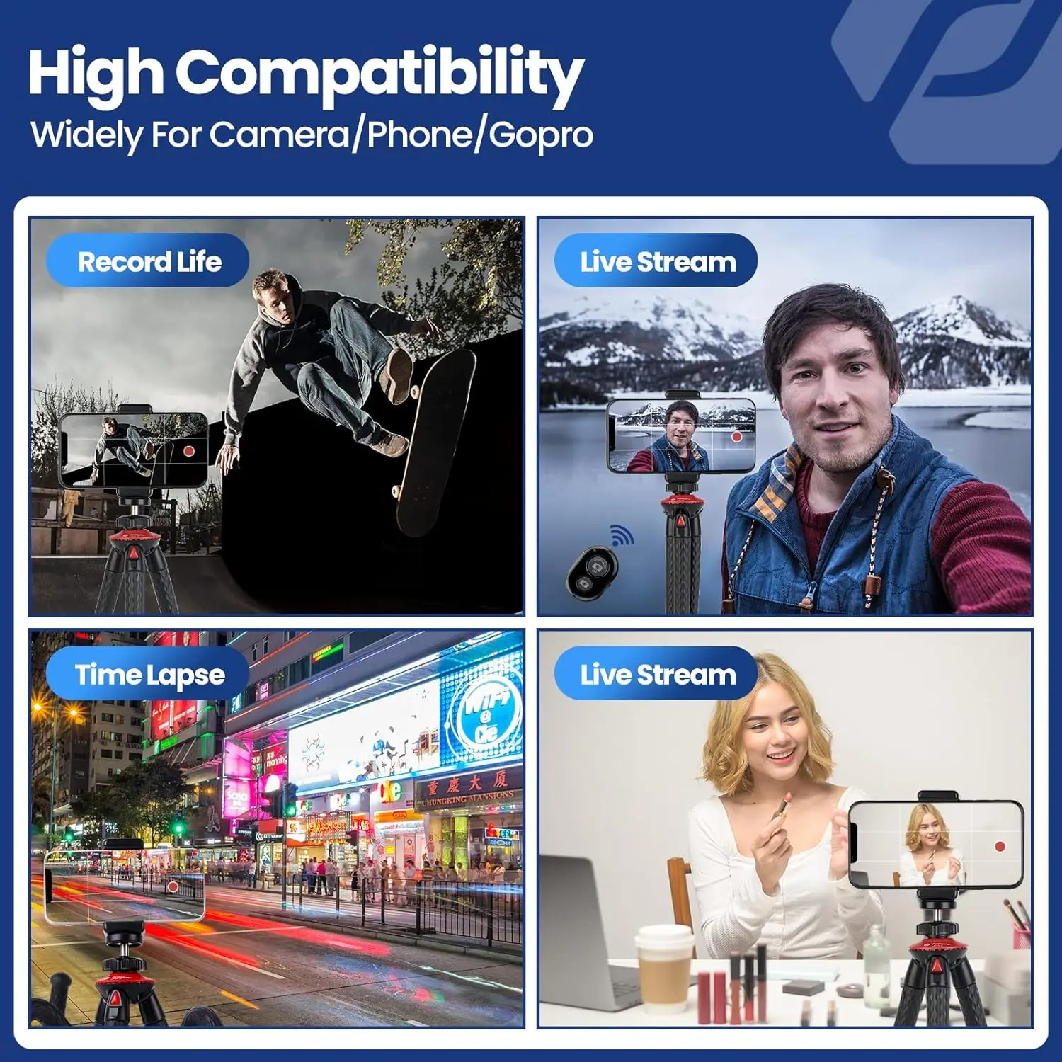 Flexible UFO2 Tripod for iPhone and Camera 6 Flexible UFO2 Tripod for iPhone and Camera 6