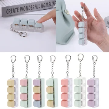 Mechanical Keyboard Keychain Fidget Toy 2