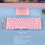 Ajazz AK33 Compact Gaming Keyboard 3