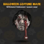 Realistic Latex Horror Mask for Cosplay 3