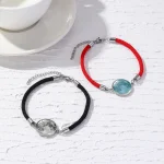 Luminous Sun Moon Couples Rope Bracelets Set 5