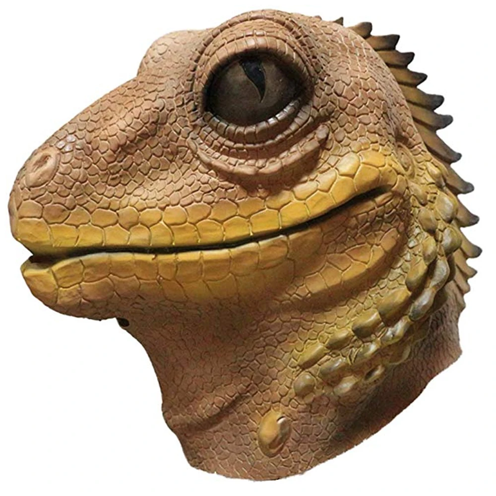 Latex Lizard Full Head Cosplay Mask for Adults 3 Latex Lizard Full Head Cosplay Mask for Adults 3