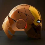 Golden Voice Control Cosplay Helmet Mask 3
