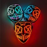 LED Purge Glow Mask for Halloween Cosplay 5
