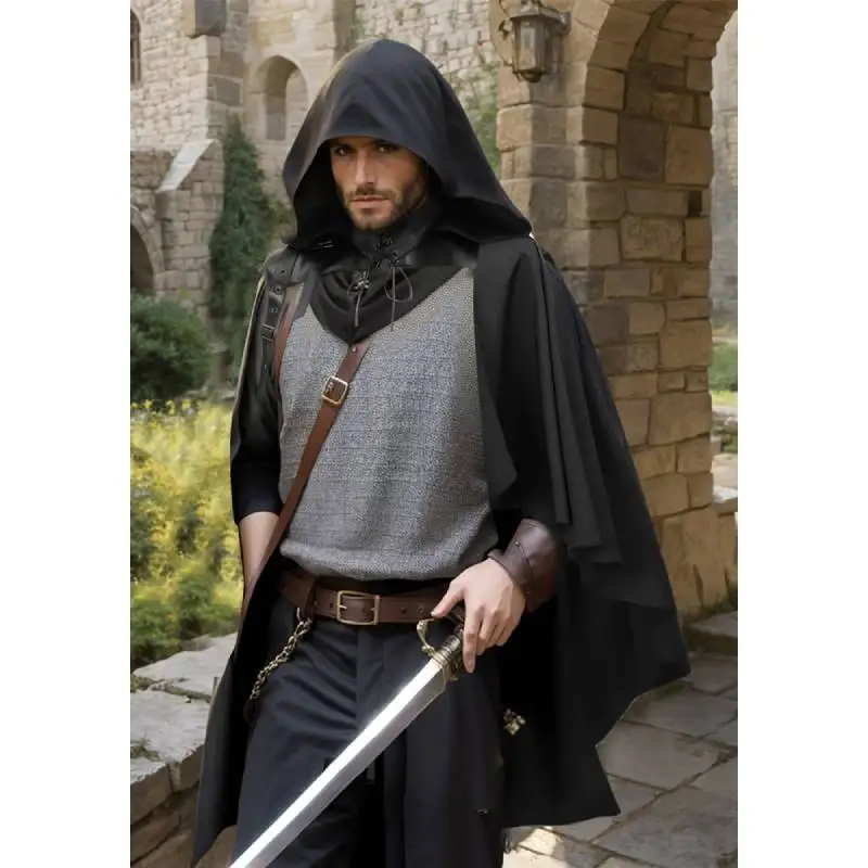 DAZCOS Renaissance Half Shoulder Cape Shawl Gothic 4 DAZCOS Renaissance Half Shoulder Cape Shawl Gothic 4