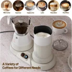 2-in-1 Espresso Maker with Milk Frother 6