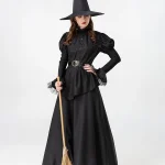 Womens Halloween Witch Cosplay Costume Set 5