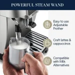 DeLonghi Espresso Machine with Grinder and Frother 6