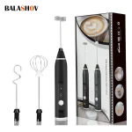 Portable USB Milk Frother Handheld Coffee Whisk 1