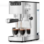 Compact 20-Bar Stainless Steel Espresso Maker 1