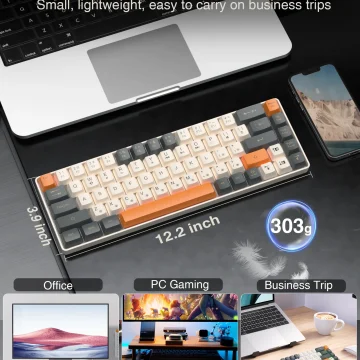 SOLAKAKA SK968 68 Key RGB Gaming Keyboard 2 | PricZone