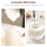 BioloMix 5-in-1 Milk Frother LED Touch Hot Cold 4
