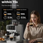 Airmsen 20 Bar Espresso Machine with Grinder 5