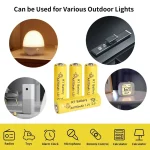 20PCS AA Ni-MH Rechargeable Batteries 14000mAh 5