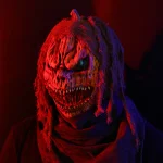 Pumpkin Ghost Braided Wig Cosplay Mask Womens 1