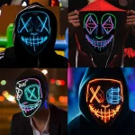 LED Purge Glow Mask for Halloween Cosplay 2