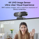 EMEET 4K Streaming Webcam with Dual Mic 2