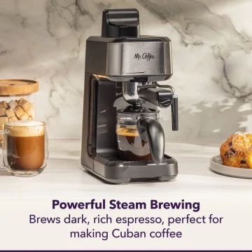 4Shot Steam Espresso Latte Maker with Frother 2 | PricZone 4 Shot Steam Espresso Latte Maker with Frother 2 | PricZone