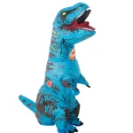 Kids T Rex Inflatable Dinosaur Mascot Costume 4
