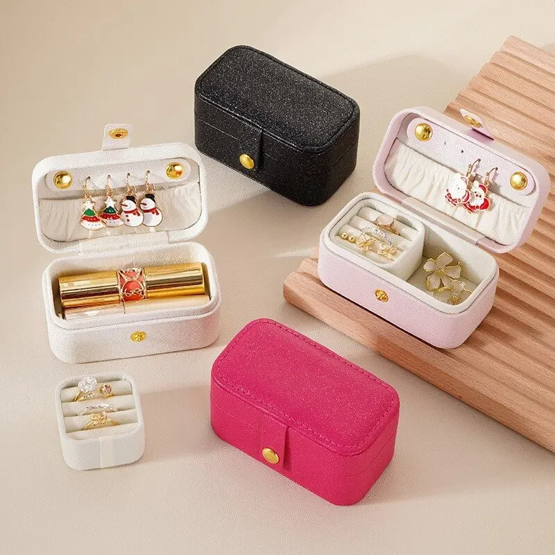 Mini Travel Jewelry Box Portable Organizer 3 Mini Travel Jewelry Box Portable Organizer 3