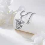 St Michael Silver Protection Pendant Necklace 3