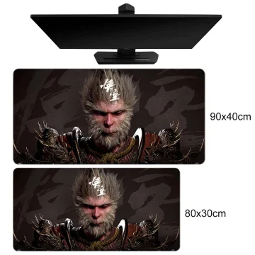 Black Myth WuKong Gaming Mouse Pad Large Desk Mat 1