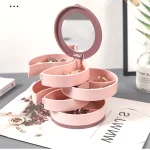 Rotating Multi-Layer Plastic Desktop Storage Box 3