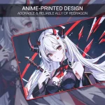 Redragon EISA Anime Gaming Mouse Pad 5mm Thick 4