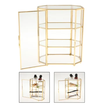 3-Tier Glass Makeup Organizer Display Box 2