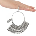 Ring Sizer Mandrel Kit Finger Gauge Jewelry Tool 6