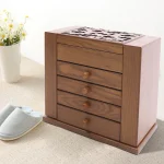5-Tier Jewelry Box 4 Drawers 6 Hooks Organizer 6