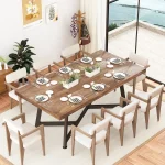 72-Inch Solid Wood Farmhouse Dining Table 2