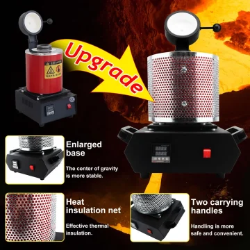 3KG Digital Gold Melting Furnace 2100W Machine 2