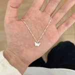 Sterling Silver Butterfly Pendant Necklace 2