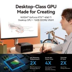 Khadas RTX 4060 Ti 16GB 160W eGPU Expansion Dock 2