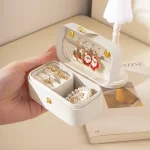 Mini Travel Jewelry Box Portable Storage Case 2