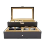 6-Slot Watch Box and Eyeglass Storage Organizer 5