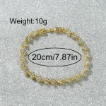 Roman Crystal Geometric Chain Bracelet for Women 5