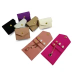 Fiber Travel Jewelry Roll Storage Organizer 6