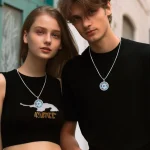 Wiccan Star of David Silver Amulet Necklace 6