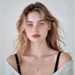 925 Sterling Silver Orthodox Cross Necklace Amulet 6