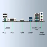 YEAH Gaming Desktop Ryzen 5 5600GT 16GB 1T SSD 3