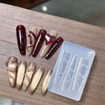 3D Snake Nail Silicone Carving Mold 1-3pcs Set 4