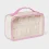 Travel Jewelry Organizer Case Cream Pink