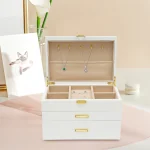 Wooden Watch and Jewelry Organizer Display Case 6